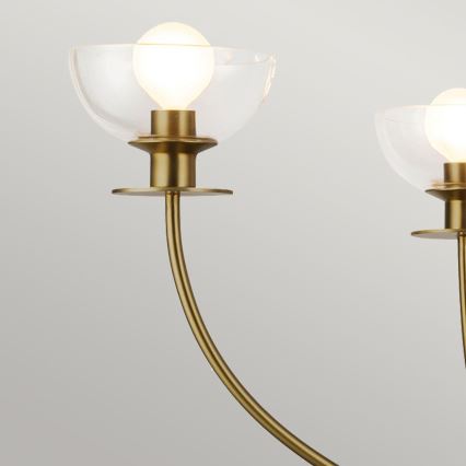Alora Mood - Lustre em haste SYLVIA 4xE14/40W/230V dourado