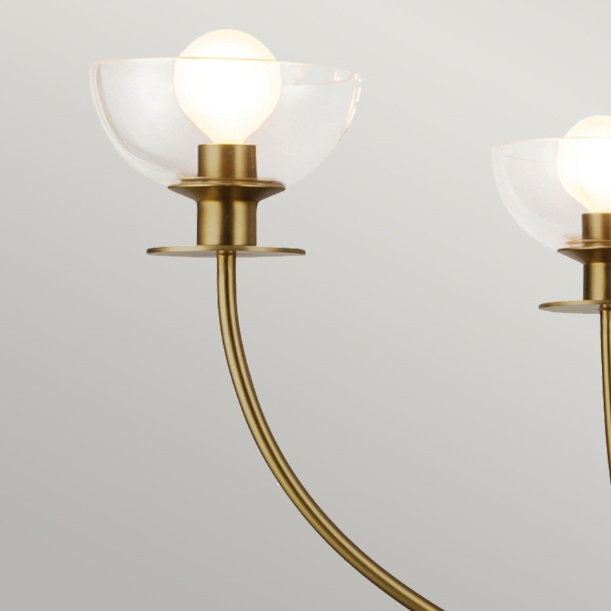 Alora Mood - Lustre em haste SYLVIA 4xE14/40W/230V dourado