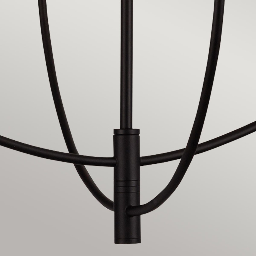 Alora Mood - Lustre de haste SYLVIA 4xE14/40W/230V preto