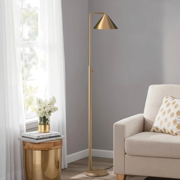 Alora Mood - Candeeiro de pé REMYCK 1xE27/60W/230V dourado