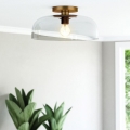 Alora Mood - Candeeiro de tecto SYLVIA 1xE27/60W/230V dourado
