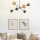 Alora Mood - Lustre de haste DAPHNE 6xE14/40W/230V preto/castanho