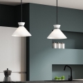 Alora Mood - Lustre de haste HALSTON 1xE27/60W/230V preto