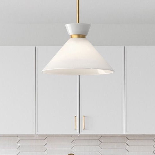 Alora Mood - Lustre em haste HALSTON 1xE27/60W/230V dourado