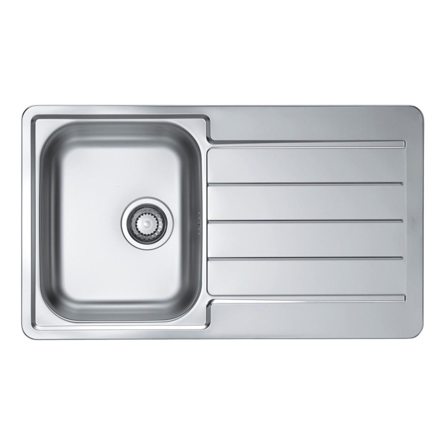 ALVEUS 1065560 - Lava-loiça de cozinha LINE 86x50 cm mate aço/cetim