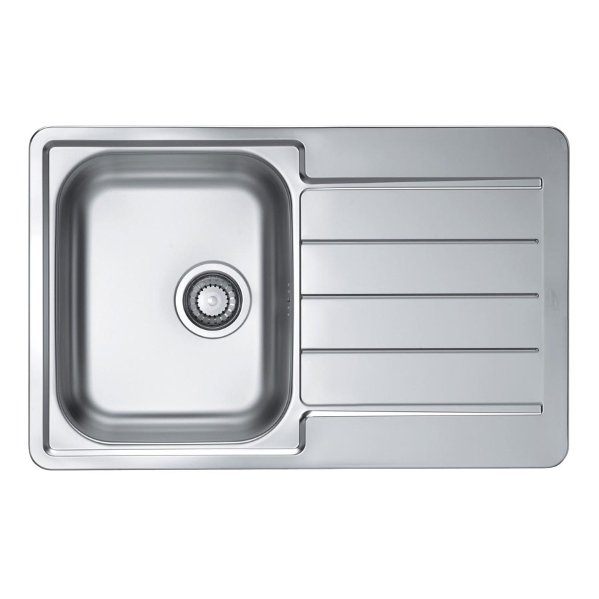 ALVEUS 1069147 - Lava-loiça de cozinha LINE 79x50 cm mate aço/cetim