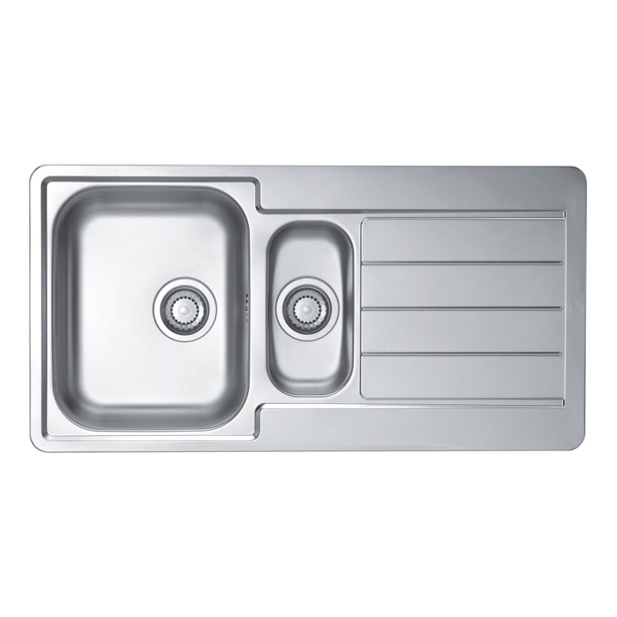 ALVEUS 1082440 - Pia de cozinha LINE 98x50 cm aço mate/satinado