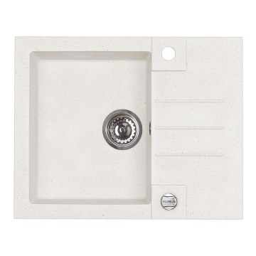 ALVEUS 1090947 - Lava-loiça de cozinha ROCK 59,5x47,5 cm granito/branco