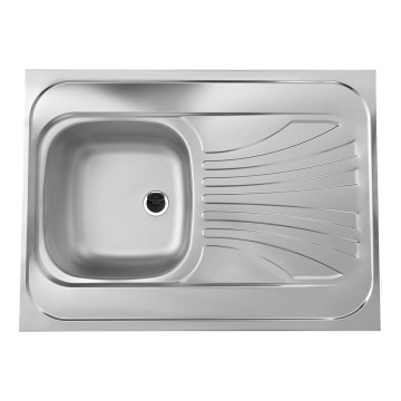 ALVEUS 1095618 - Lava-loiça de cozinha CLASSIC 80x60 cm mate aço/cetim bez lemu, rotativo