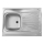 ALVEUS 1095618 - Pia de cozinha CLASSIC 80x60 cm aço mate/satin sem aba, giratória