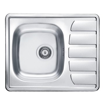 ALVEUS 1098940 - Lava-loiça de cozinha ZOOM 61,5x50 cm satin, para montagem superior