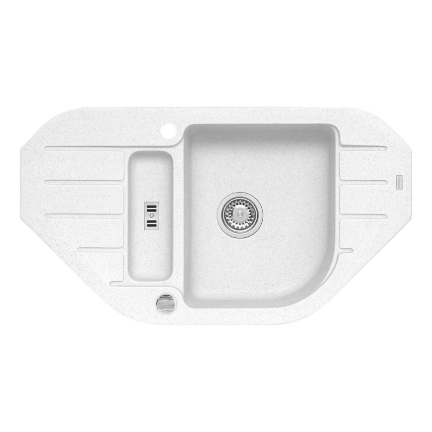 ALVEUS 1100889 - Lava-loiça de cozinha NIAGARA 90x50 cm granito/branco
