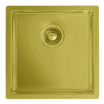 ALVEUS 1103319 - Lava-loiça de cozinha QUADRIX 45x45 cm monarch dourado