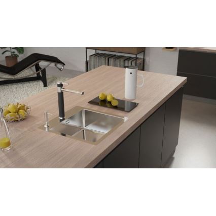 ALVEUS 1103609 - Lava-loiça de cozinha PURE 52,5x51,5 cm cetim