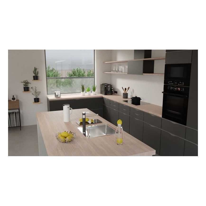 ALVEUS 1103609 - Lava-loiça de cozinha PURE 52,5x51,5 cm cetim