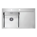 ALVEUS 1103610 - Lava-loiça de cozinha PURE 79x52,5 cm satin, esquerda