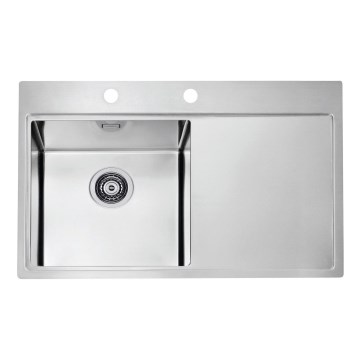 ALVEUS 1103610 - Lava-loiça de cozinha PURE 79x52,5 cm satin, esquerda