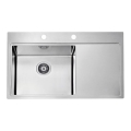 ALVEUS 1103652 - Lava-loiça de cozinha PURE 86x52,5 cm satin, esquerda