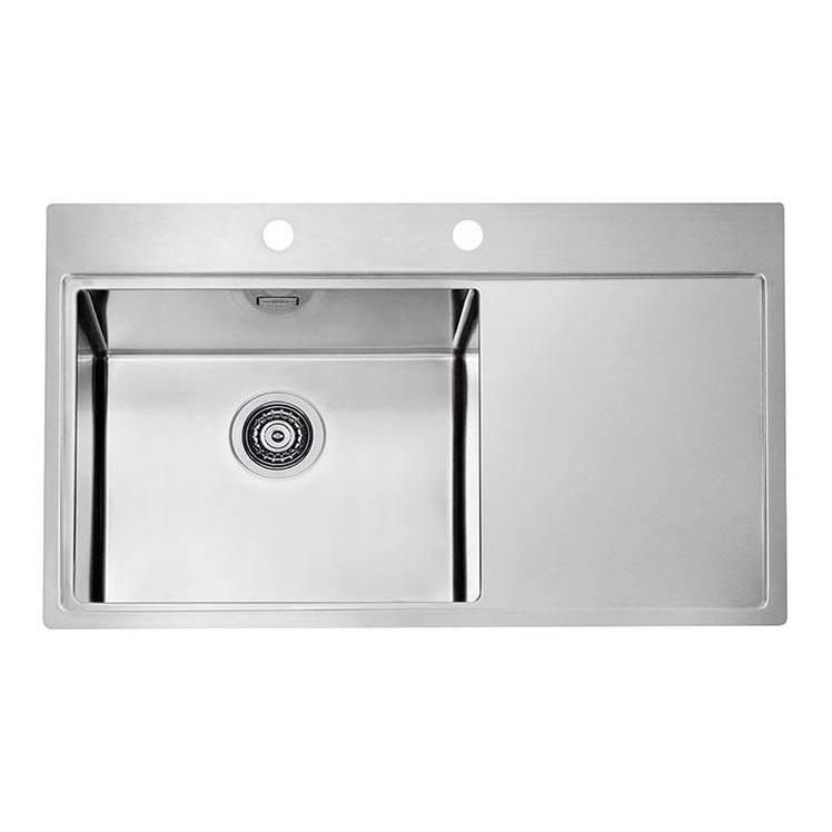ALVEUS 1103652 - Lava-loiça de cozinha PURE 86x52,5 cm satin, esquerda