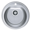 ALVEUS 1116756 - Pia de cozinha FORM diâmetro 51 cm aço mate/satinado, profundidade 18,5 cm