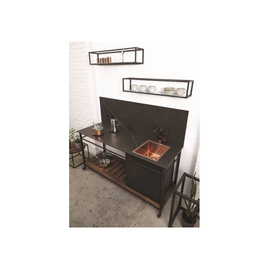 ALVEUS 1122689 - Lava-loiça de cozinha QUADRIX 45x45 cm monarch cobre