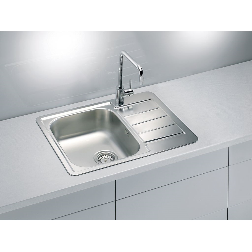 ALVEUS 1125356 - Lava-loiça de cozinha LINE 61,5x50 cm mate aço/cetim