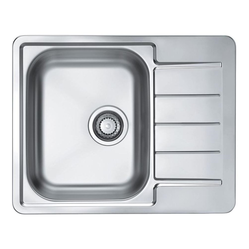 ALVEUS 1125356 - Pia de cozinha LINE 61,5x50 cm aço escovado/satinado