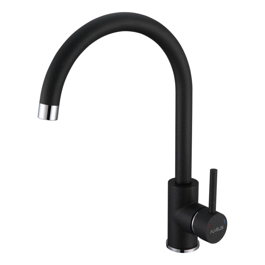 ALVEUS 1129039 - Torneira para lava-loiça ROXA 35,1 cm granito/preto