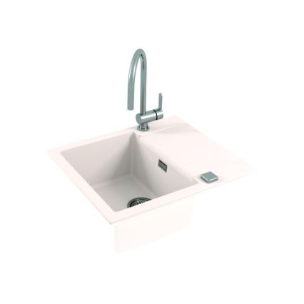 ALVEUS 1132017 - Lava-loiça de cozinha CADIT 59x50 cm granito/branco