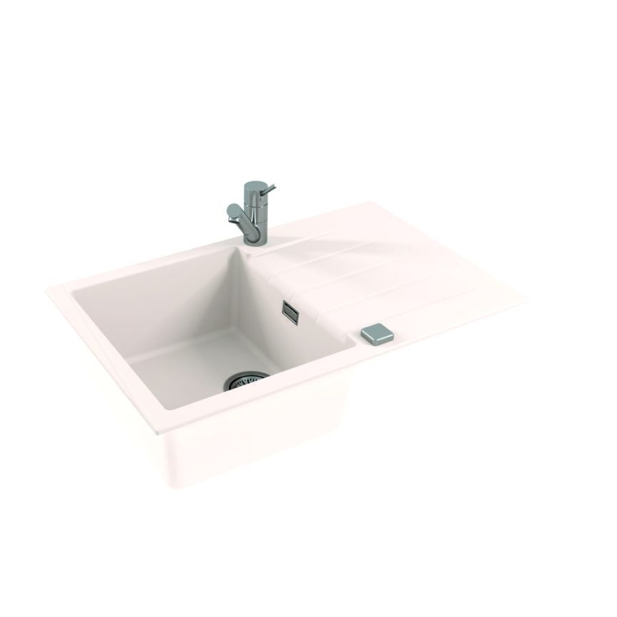 ALVEUS 1132022 - Lava-loiça de cozinha CADIT 79x50 cm granito/branco