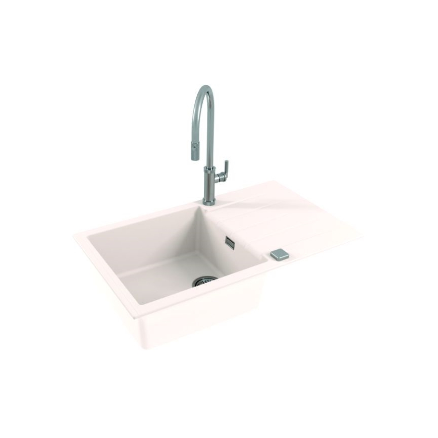 ALVEUS 1132027 - Lava-loiça de cozinha CADIT 86x50 cm granito/branco