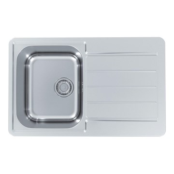 ALVEUS 1136608 - Lava-loiça de cozinha LINE 79x50 cm aço inoxidável/satin, sem excêntrico