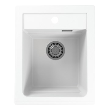 ALVEUS 1139079 - Lava-loiça de cozinha ATROX 50x40 cm granito/branco