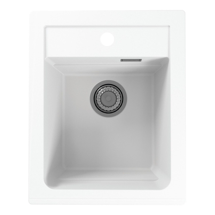 ALVEUS 1139079 - Lava-loiça de cozinha ATROX 50x40 cm granito/branco