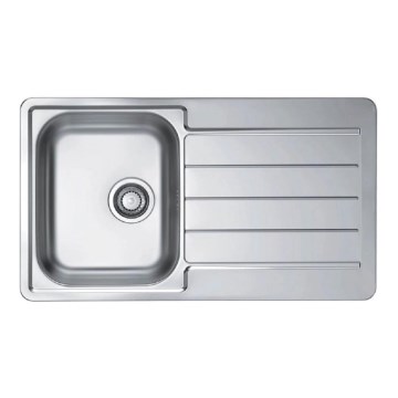 ALVEUS 1144640 - Lava-loiça de cozinha LINE 86x50 cm mate aço/satin, sem excêntrico