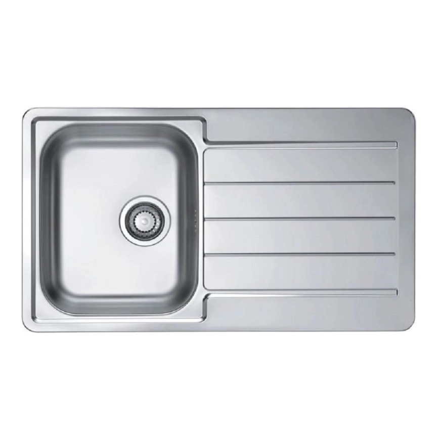 ALVEUS 1144640 - Lava-loiça de cozinha LINE 86x50 cm mate aço/satin, sem excêntrico
