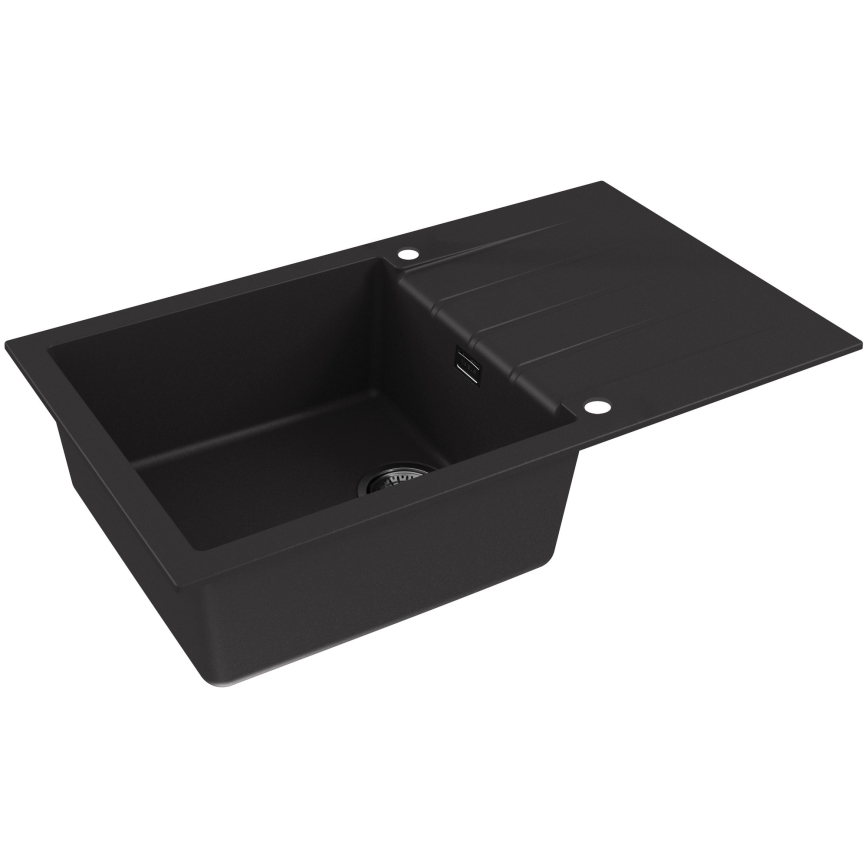 ALVEUS 1148160 - Lava-loiça de cozinha CADIT 86x50 cm granito/preto