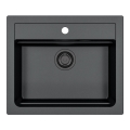 ALVEUS 1148162 - Lava-loiça de cozinha ATROX 59x50 cm granito/preto
