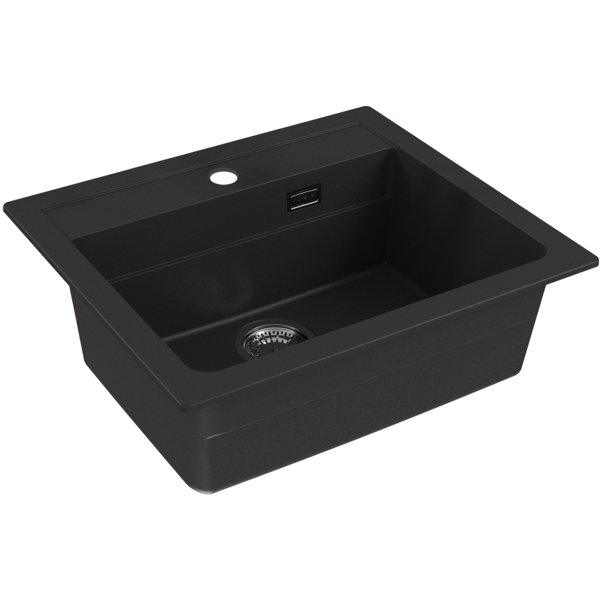 ALVEUS 1148162 - Lava-loiça de cozinha ATROX 59x50 cm granito/preto