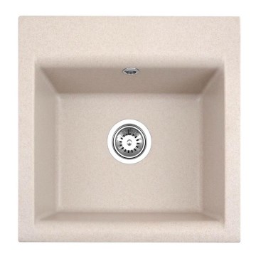 ALVEUS 1149111 - Lava-loiça de cozinha GEM 50x50 cm granito/bege