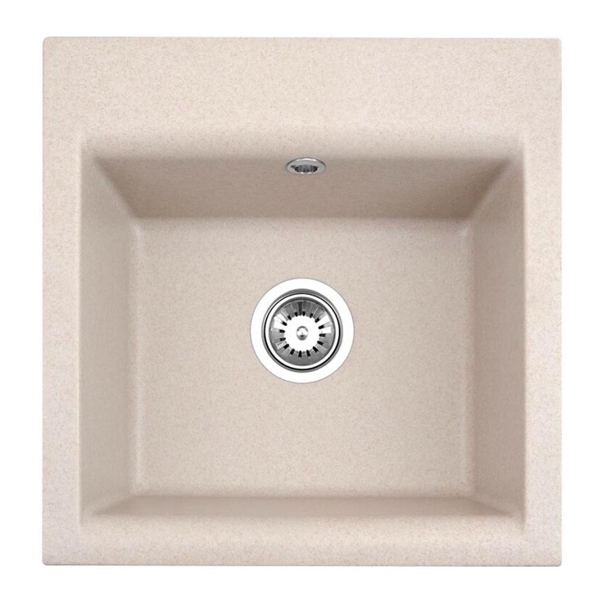 ALVEUS 1149111 - Lava-loiça de cozinha GEM 50x50 cm granito/bege