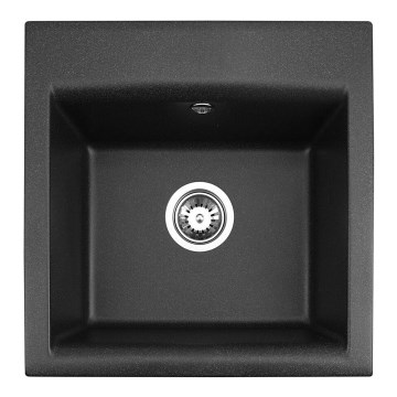 ALVEUS 1149113 - Lava-loiça de cozinha GEM 50x50 cm granito/preto