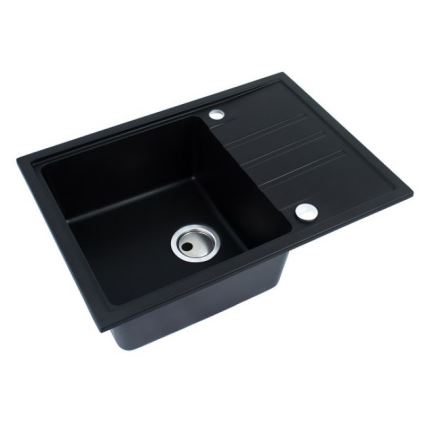 ALVEUS 1149126 - Lava-loiça de cozinha INTERMEZZO 68x48 cm granito/preto