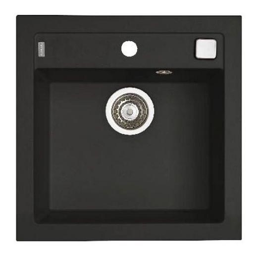 ALVEUS 1149133 - Lava-loiça de cozinha FORMIC 52x51 cm granito/preto