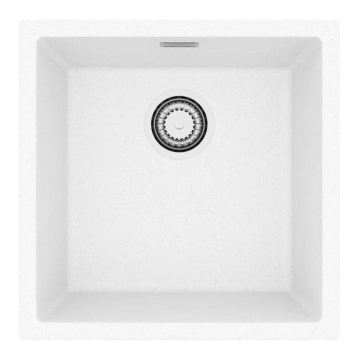 ALVEUS 1150044 - Lava-loiça de cozinha OMNI 45x45 cm granito/branco
