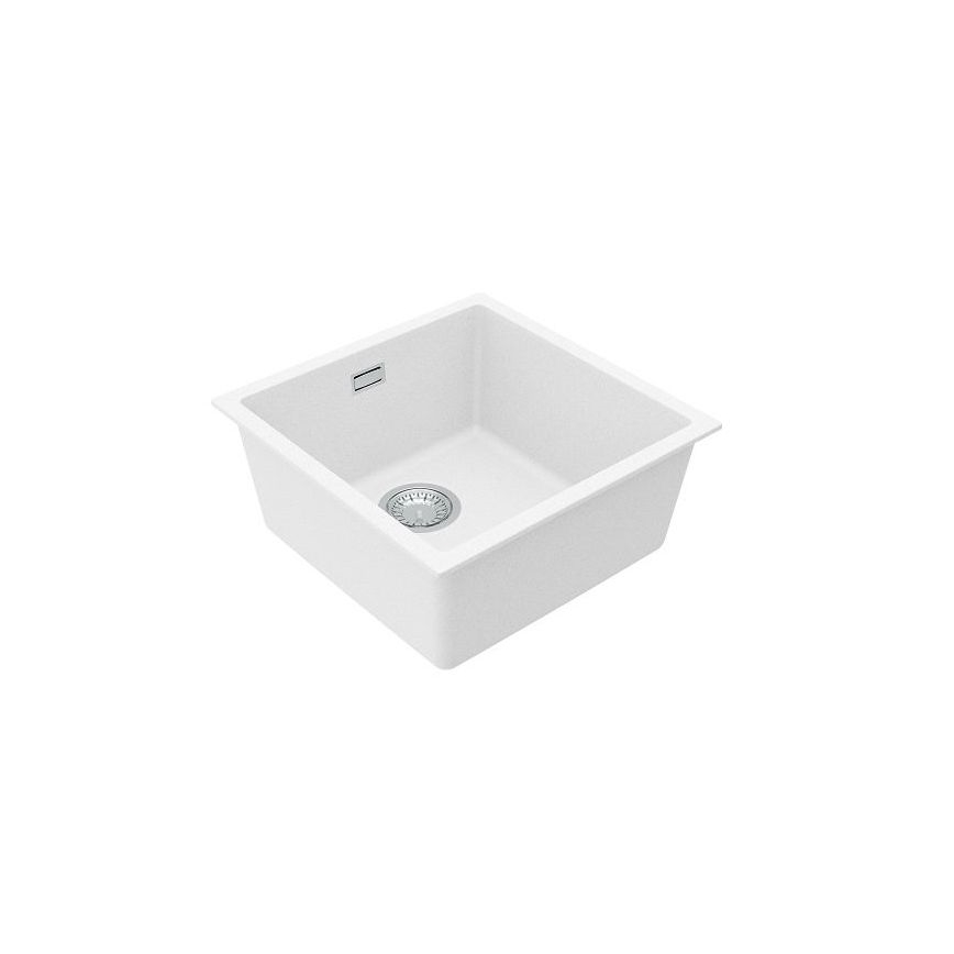 ALVEUS 1150044 - Lava-loiça de cozinha OMNI 45x45 cm granito/branco