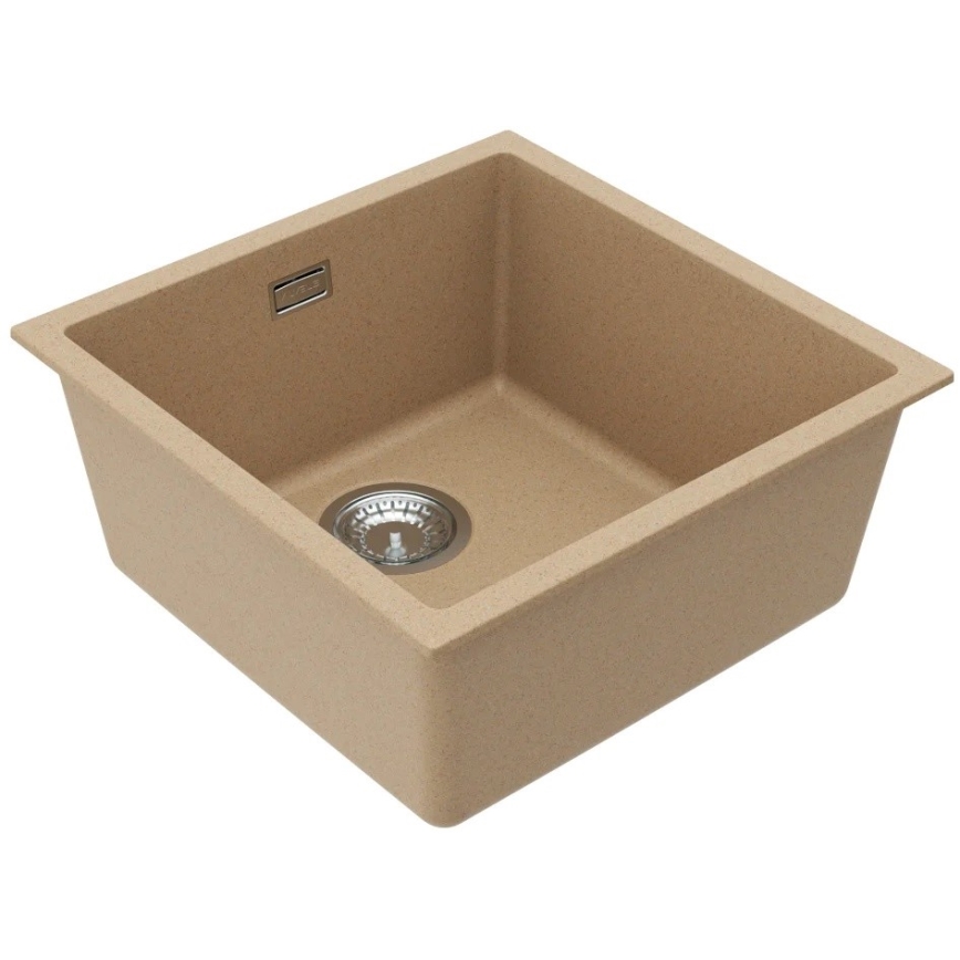 ALVEUS 1150047 - Lava-loiça de cozinha OMNI 45x45 cm granito/bege