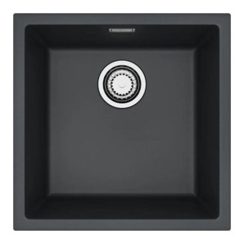 ALVEUS 1150048 - Lava-loiça de cozinha OMNI 45x45 cm granito/preto