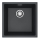 ALVEUS 1150048 - Lava-loiça de cozinha OMNI 45x45 cm granito/preto