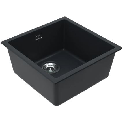 ALVEUS 1150048 - Lava-loiça de cozinha OMNI 45x45 cm granito/preto